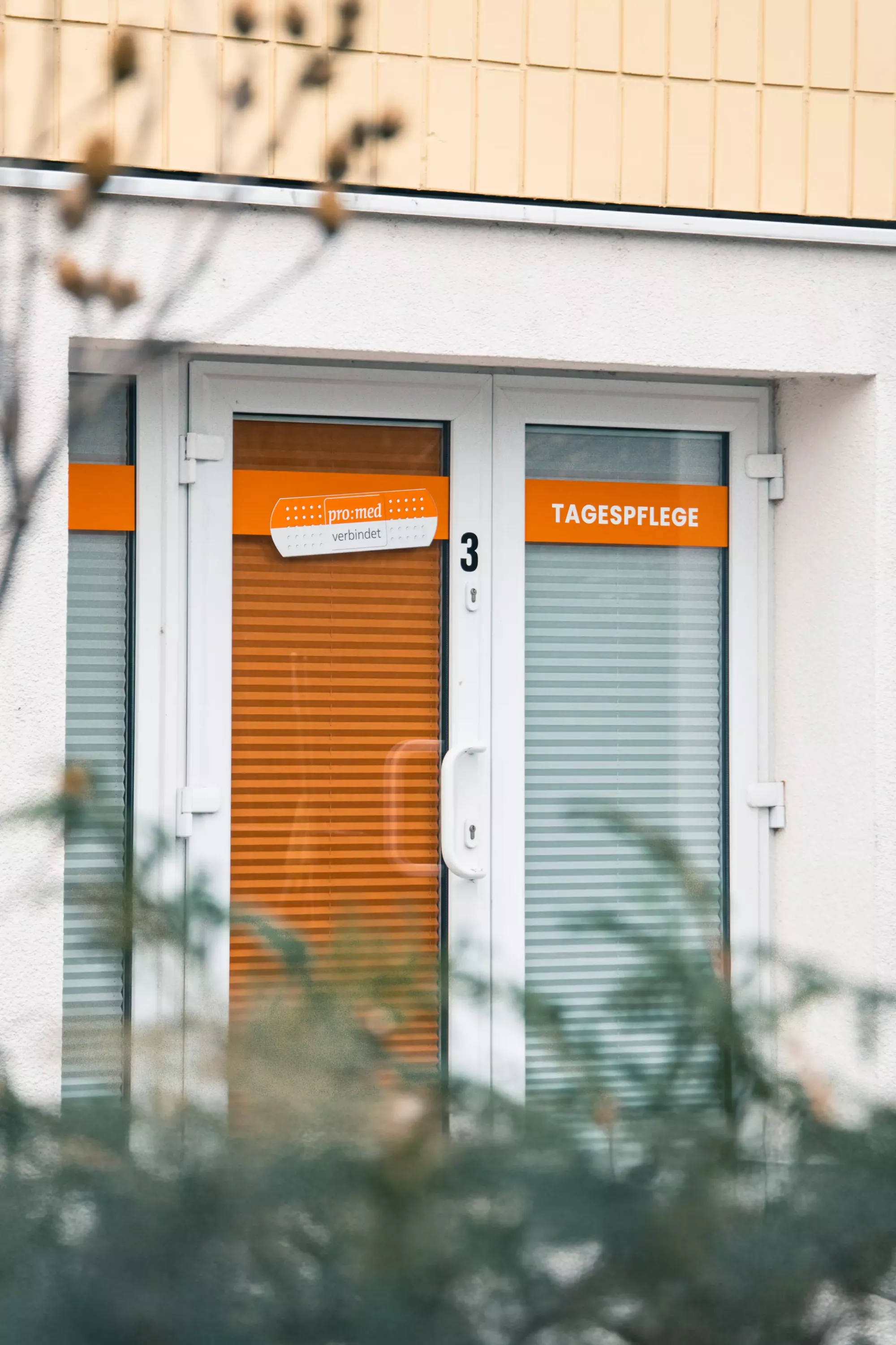 Tagespflege - Eingang